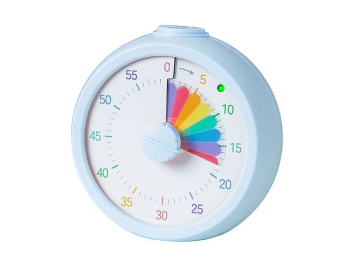 Relaxdays Visueller Timer Regenbogen