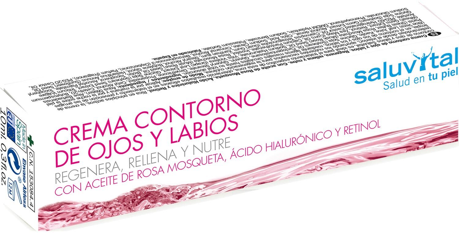 Saluvital crema contorno de ojos y labios 15ml