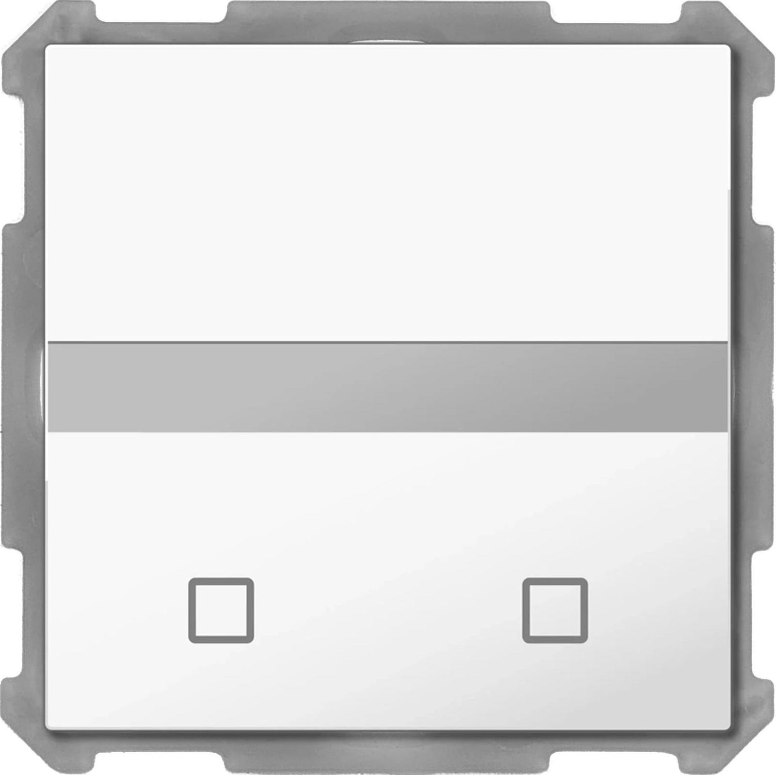 MDT KNX bewegingsmelder met temperatuursensor, zuiver wit glanzend, 63 x 63 mm