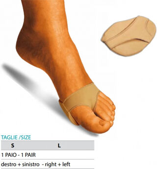 Safte Orione Okped Cuscinetto Metatarsale in Gel Rivestito in Tessuto Elastico G