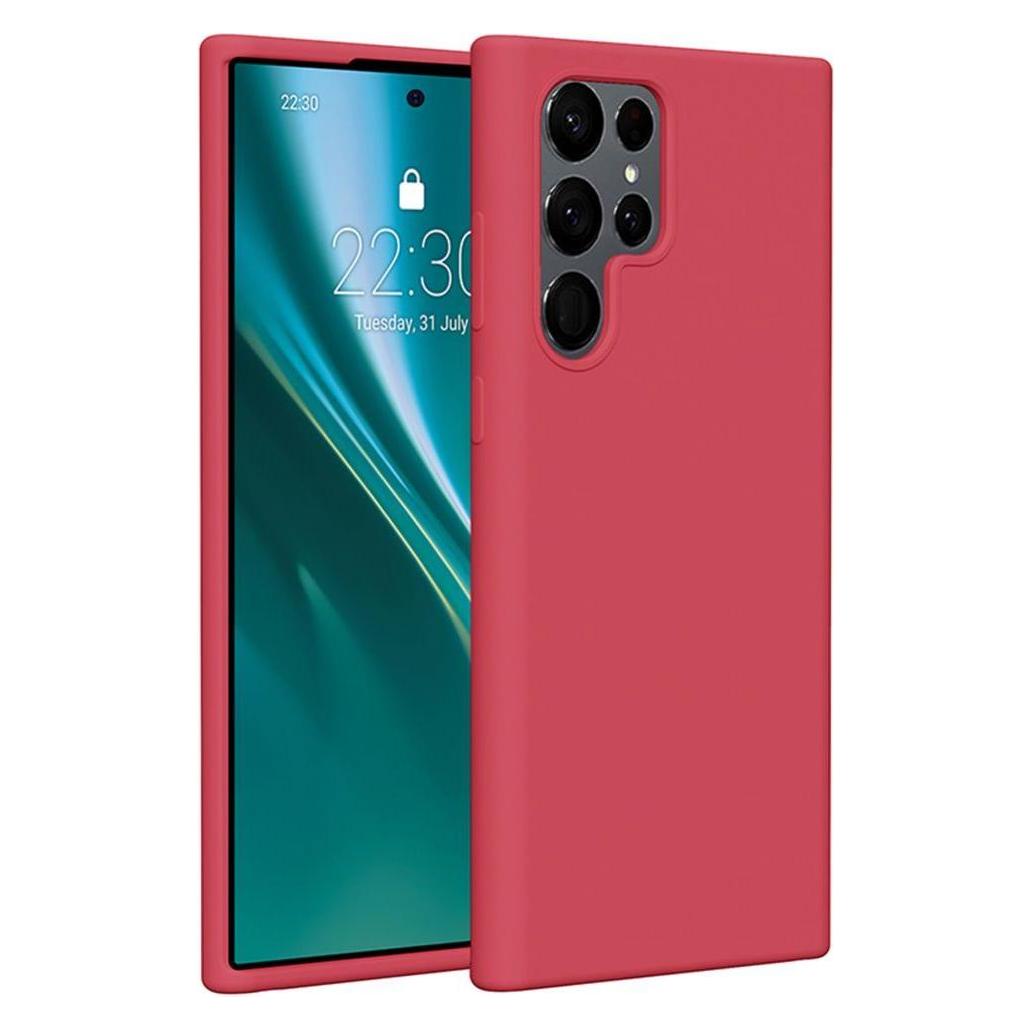 Etteri Silikonhülle für Samsung Galaxy S22 Ultra Himbeere (Samsung Galaxy S22 Ultra, Samsung Galaxy S22 Ultra 5G) (46455192)