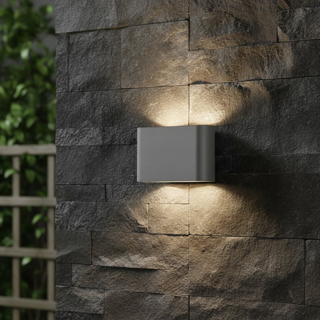 Lyora Soho wandspot voor in de tuin, grijs
