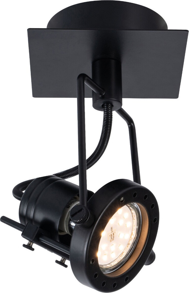 Reality Fiji 2 Wandlamp, Industriële Retro Stijl, Zwart, 1xGU10, 50W