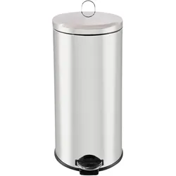 HTI-Living Abfalleimer 30 Liter Edelstahl Jannik, Abfalleimer, Silber
