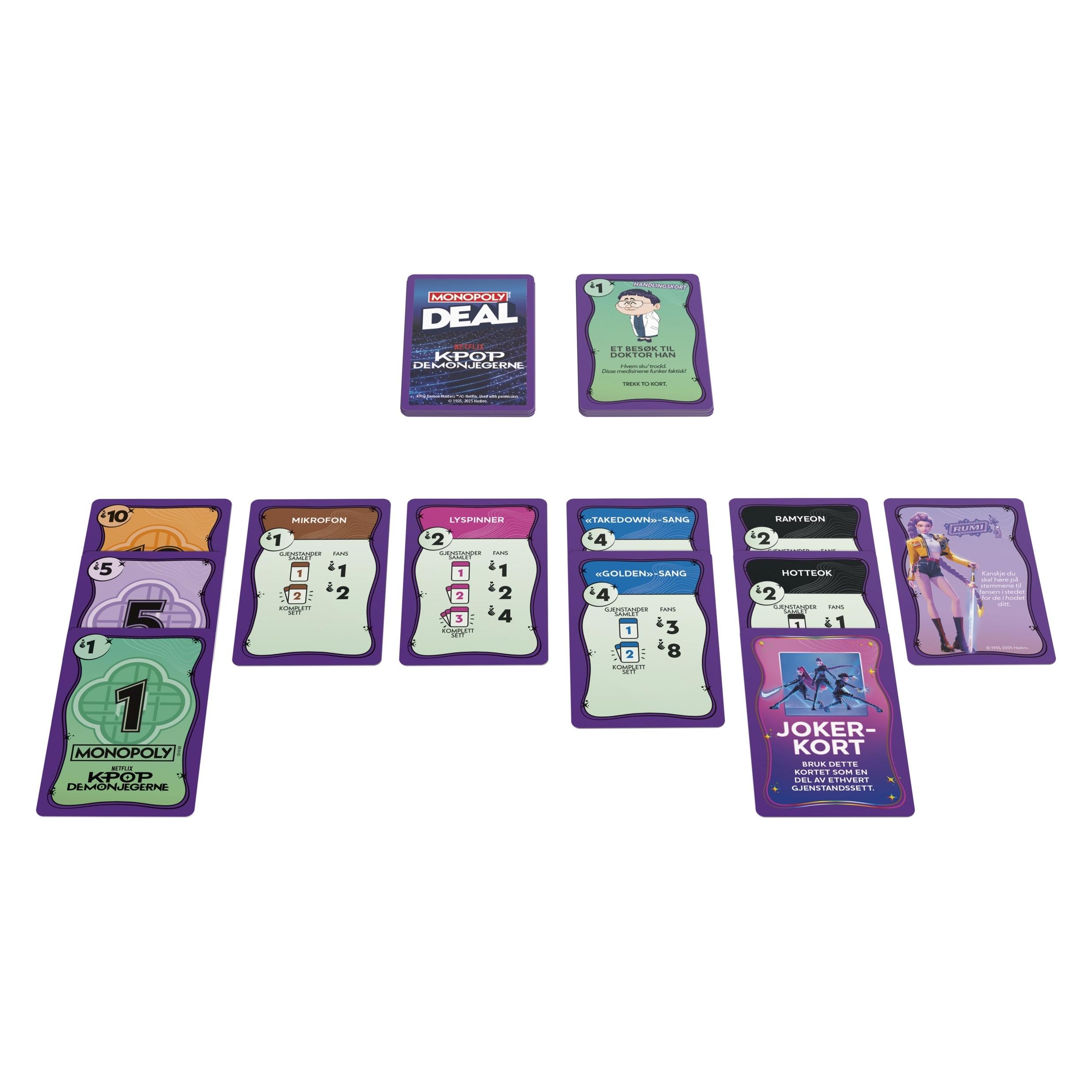 Toys Pure Monopoly Deal KPop Demon Hunters (374-4498107)
