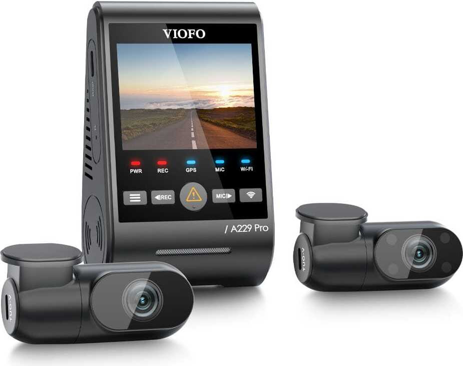 VIOFO A229 Pro 3-kanaals dashcam