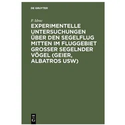 Idrac:Experimentelle Untersuchungen übe, Fachbücher von P. Idrac