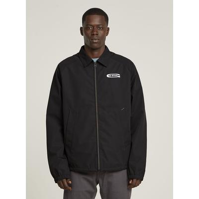 Outdoorjacke G-STAR "Coach Jacke", Herren, Gr. S, neo, schwarz, Obermaterial: 95% Polyester, 5% Polyester, Jacken Outdoorjacke