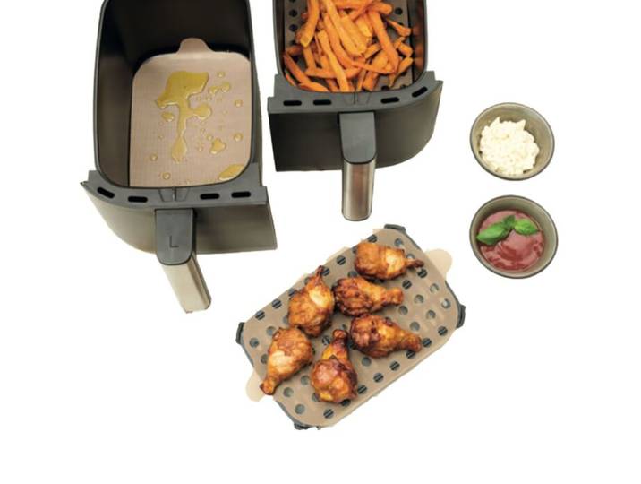 Frittierfolie viereckig für Dual Heissluft-Fritteuse