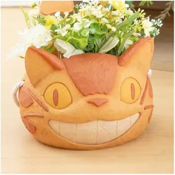 Benelic, Blumentopf, MON VOISIN TOTORO - Tête du Chatbus - Planter 19cm (29.50 x 22 x 20 cm)