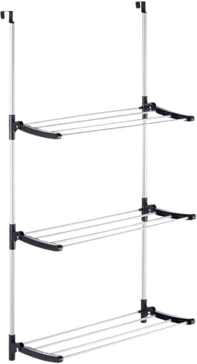 Hangend droogrek voor de deur, balkon of radiator