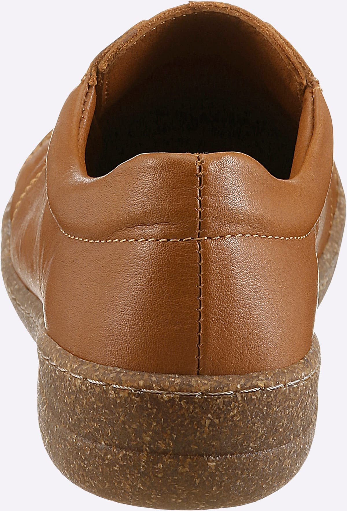 Schnürschuh CASUAL LOOKS, Damen, Gr. 39, cognac, Glattleder, Schuhe Schnürschuh cognac 39