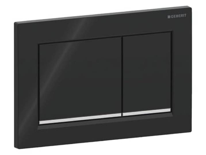 Geberit 115080KM1 Omega 30 115.080.KM.1 2-delige spoeldouche hoogglans verchroomd/zwart