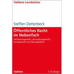 Öffentliches Recht im Nebenfach, Fachbücher von Steffen Detterbeck