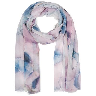 Schal STYLEBREAKER "Schal mit Marmor Muster", Damen, rosa (rose), Obermaterial: 100% Viskose CV., Modisch, Modetücher Schal