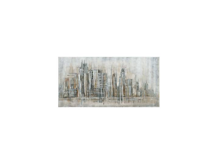 Handgemaltes Bild „abstraktes New York“ 70 x 140 cm Multicolor Crea Collection