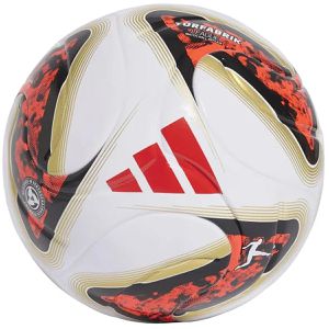 adidas Fußball Bundesliga 26/27 Torfabrik League, FIFA Quality, Größe 4, 350 Gramm, weiß/schwarz/rot, Spiel- & Trainingsball