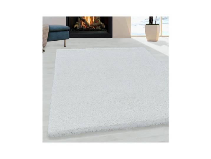 TapisTrend Tapis Shaggy Blanc 240 x 340 cm salon Agréable doux de chambre