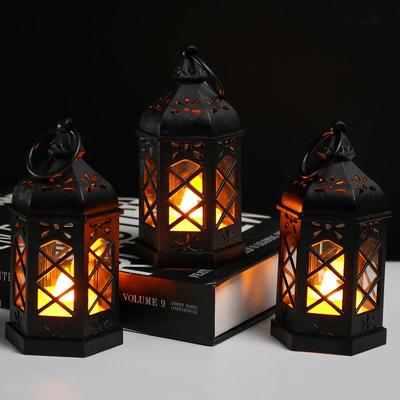 On Spot Shop Hexagonal Retro Desktop Lamp Atmosphere Decoration, LED Wind Lamp, Candle Lamp, Creative Gift, Portable Small Horse Hexagonal Retro Desktop Lamp Atmosphere Decoration, LED Wind Lamp, Candle Lamp, Creative Gift, Portable Small Horse