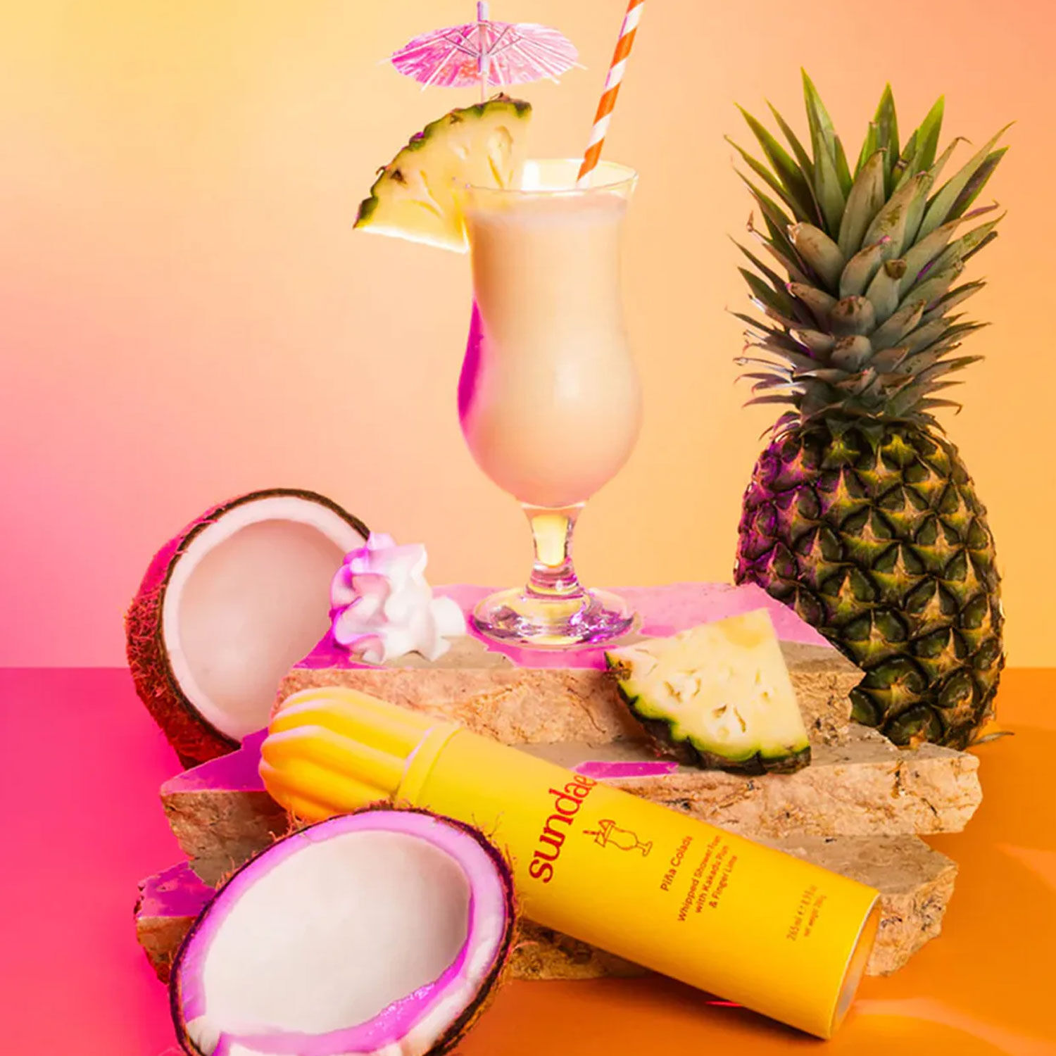 SUNDAE BODY Pina Colada Whipped Shower Foam 265ml