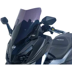 ERMAX Scooterscheibe Sport Acrylic durchsichtig Schwarz getönt für SYM Cruisym 125; Cruisym 300