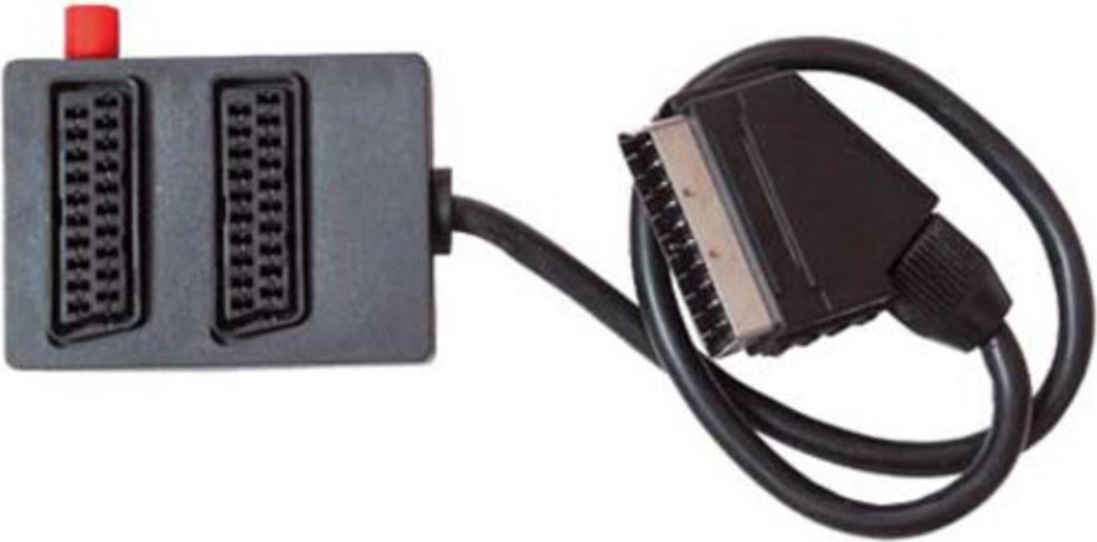 Shiverpeaks S/CONN Scart-adapter voor video en audio, 2-voudige Scart-verspreider en schakelbox