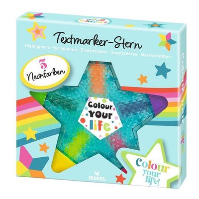 Mini-Bringsel Textmarker Stern und Blume