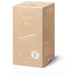 Sirocco Bio Tee Ceylon Sunrise English Breakfast Tea 20 Sachets à 2,5 g