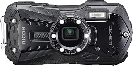 Ricoh WG-70 Kompaktkamera 16 MP CMOS 4608 x 3456 Bildpunkte 1/2,3" Schwarz WG-70 Schwarz, CMOS 16 MP, 16 MP, 4608 x 3456 Bildpunkte, CMOS, 5X, Full HD, Schwarz