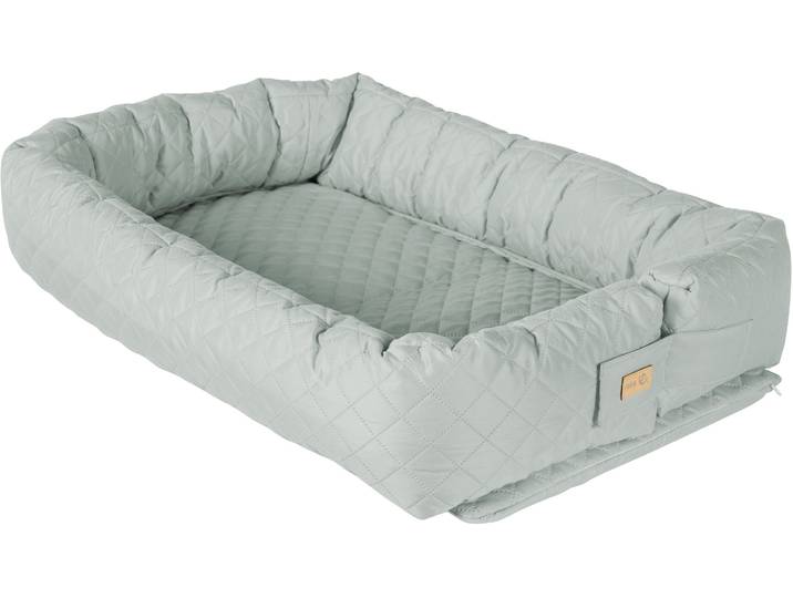 Kuschelnest ROBA Babylounge, roba style, frosty green , grün (frosty grün), Obermaterial: 100% Polyester. Füllung: 100% Polyester, Bettnestchen, Kuschelnest, 3in1