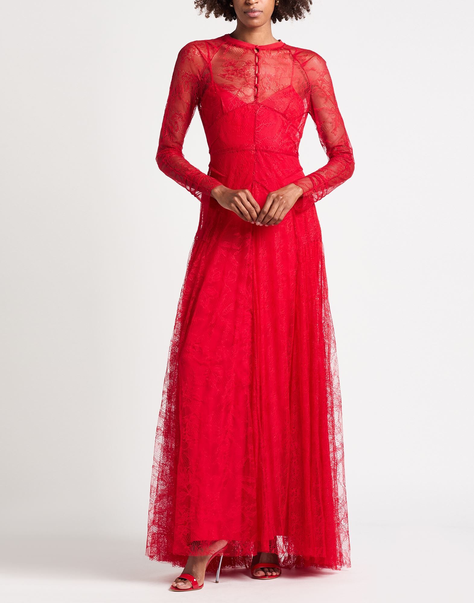 Del Core Vestido largo Mujer Rojo 36 Mujer