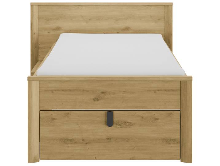 Kompaktbett Lugo Eiche Dekor Holzwerkstoff 90 x 200 cm