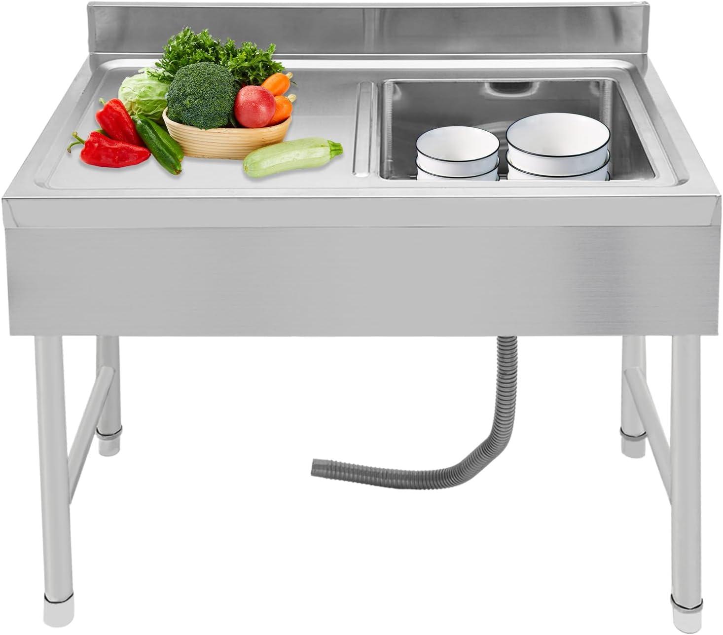 Edelstahl-Küchenspüle für die Gastronomie und den Hausgebrauch