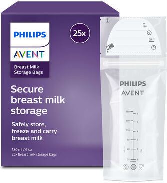 Philips Avent Sacos de Armazenamento para Leite Materno 25 x 180 ml
