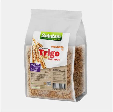SALUTEM FLOCOS TOSTADOS TRIGO INTEGRAL 250g