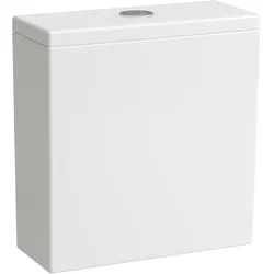 LAUFEN Kartell Spülkasten für Stand-WC-Kombination, Zwei-Mengen-Spülung, Wasseranschluss hinten, H8293310009711, Farbe: Weiß