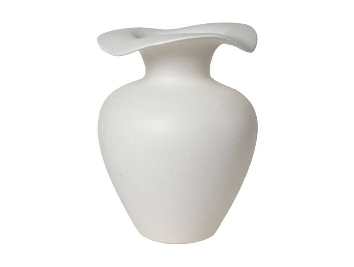 Broste Copenhagen Vase Florentina M 32 cm Blanc