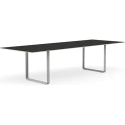 Muuto Tisch 295 x 108 cm schwarz graue Beine