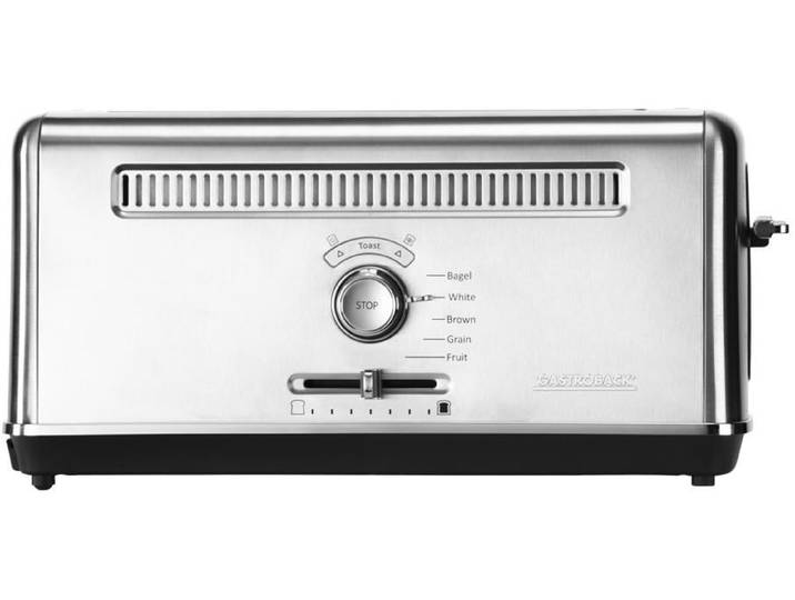 GASTROBACK Toaster Advanced 4S , grau (edelstahl), B:15cm H:19,5cm, Toaster, Toaster