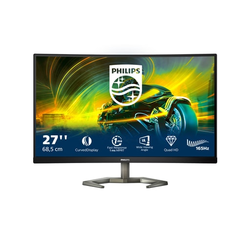 Philips Momentum 27M1C5500VL 27 Zoll WQHD VA Panel 16:9 165 Hz Curved Monitor