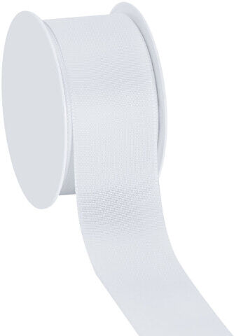 Stoffband, weiß, 40 mm, 10 m