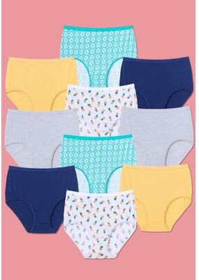 Plus Size Women's Full Coverage Cotton Brief 10-Pack by Comfort Choice in Pineapple Pack (Size 15) Underwear