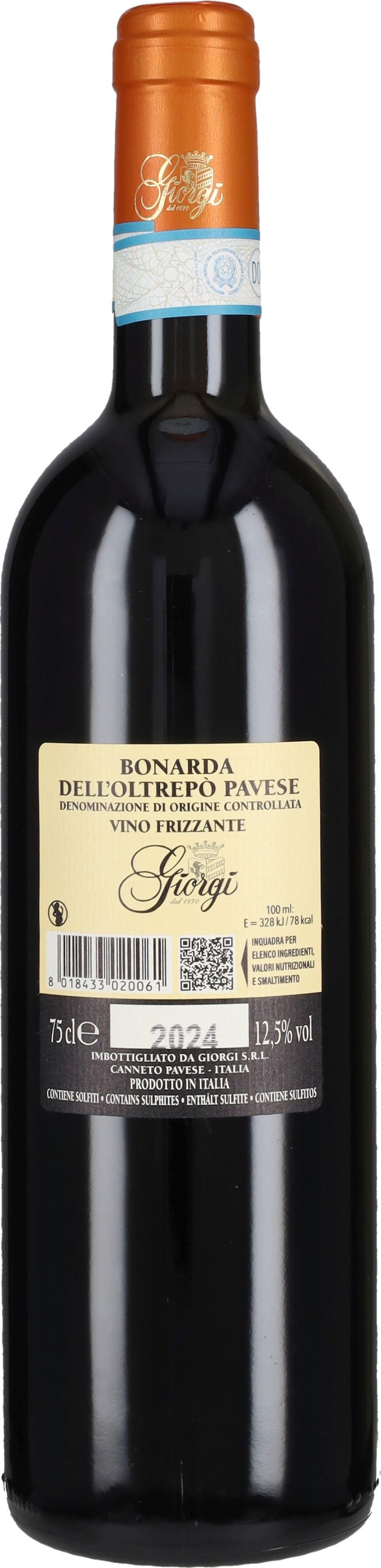 Bonarda Frizzante Giorgi 2025
