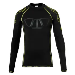 uhlsport Bionikframe langarm Torwart-Funktionsshirt schwarz/fluo gelb XL