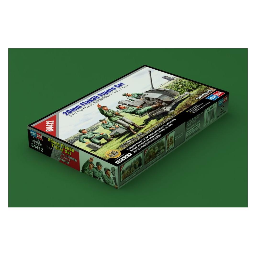 Hobby Boss 20mm Flak38 Figure Set (84412)