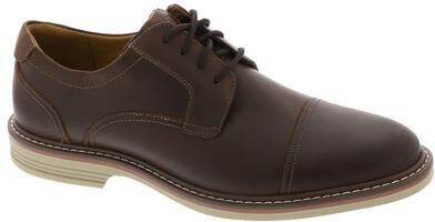 Florsheim Norwalk Cap Toe Oxford Shoes - Mens 7.5 Brown Oxford Medium