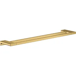 hansgrohe AddStoris Doppelbadetuchhalter, 41743990, Farbe: Polished Gold Optic