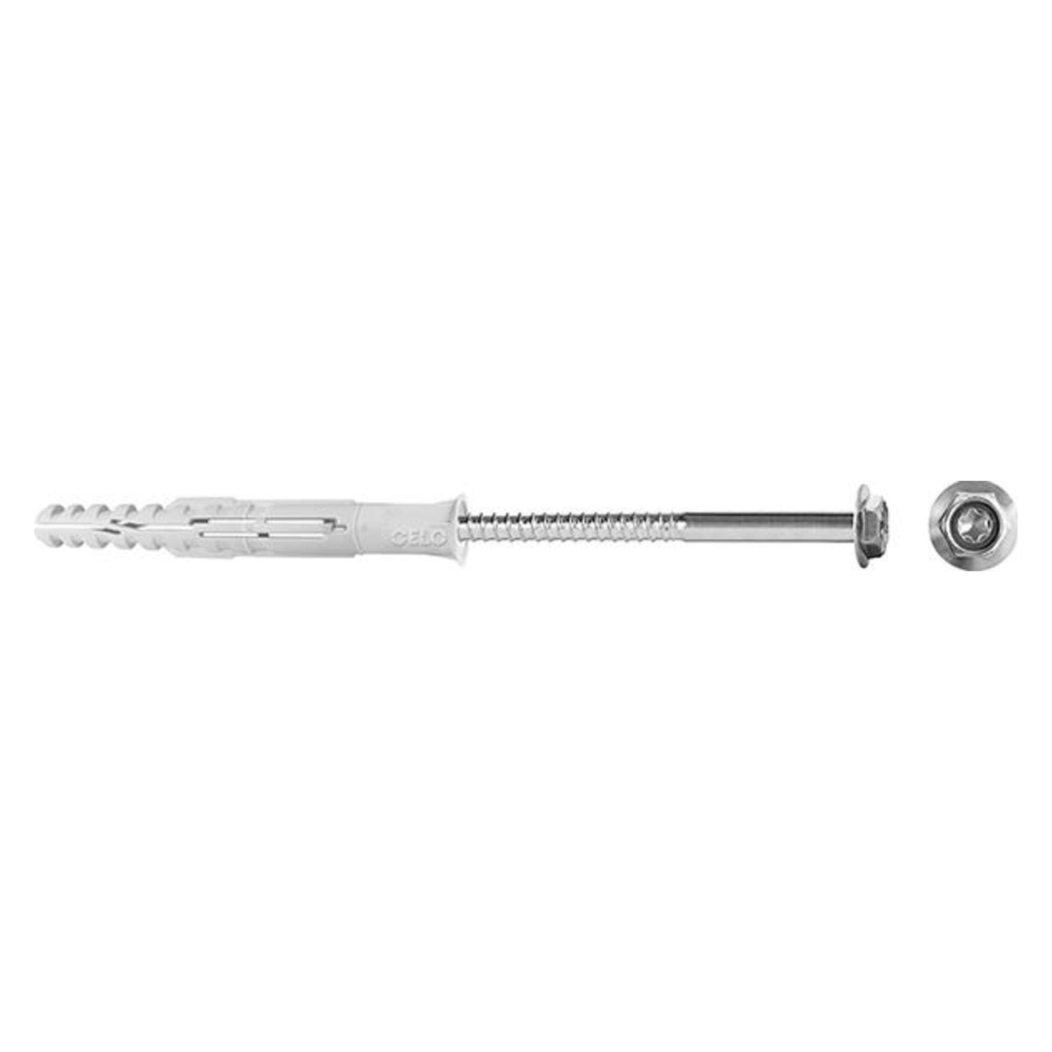 Celo Multifunktionsrahmendübel MFR SB 10-160 SSKS Senkbund mit Sechskantschraube ETA (50 Stk.) (910160MFRSB)
