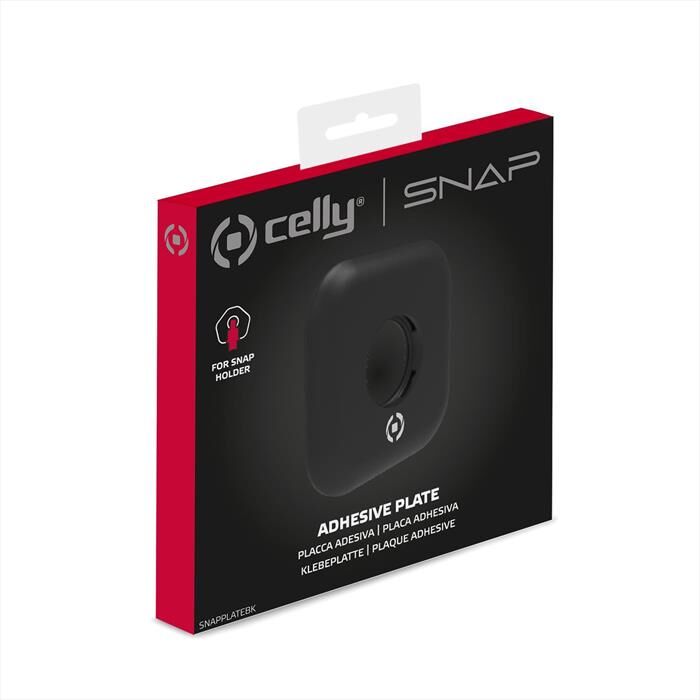 CELLY Placca Adesiva Universale-nero