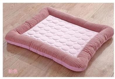 Uplifted Finds Breathable Ice Silk Cooling Pad For Dogs & Cats pink Cooling m